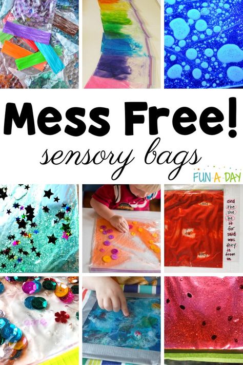 Squishy Sensory Bags, Sensory Play For Asd, Window Sensory Bags, Sensory Bags For Preschoolers, Baby Sensory Bags Diy, Paint Sensory Bags, Non Messy Sensory Play, How To Make Sensory Bags, Sensory Ziplock Bags