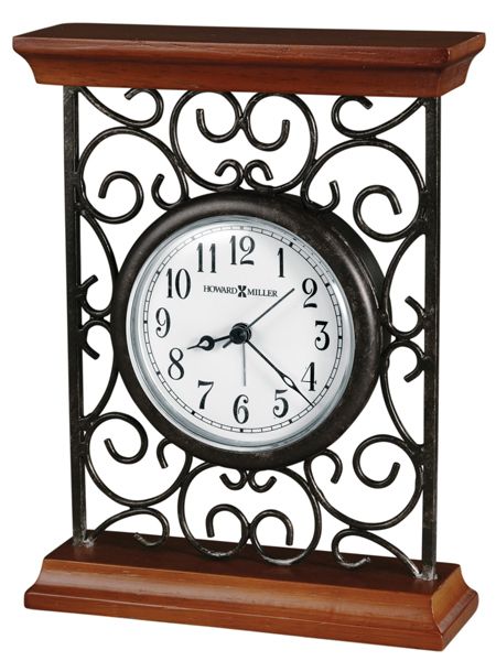 Howard Miller Mildred Quartz Alarm Clock $26.25 Howard Miller, Carriage Clocks, Shelf Clock, Mantel Clocks, Custom Storage, Tabletop Clocks, Grandfather Clock, Blue Elephants, Desk Clock