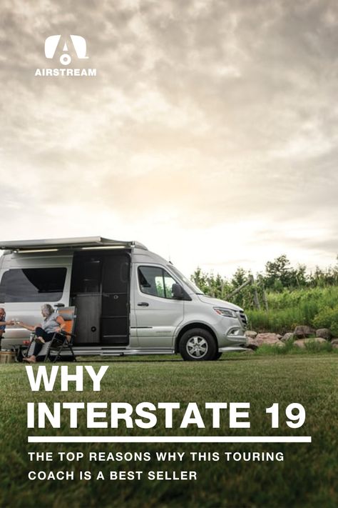 It's hard to find something not to love about Interstate 19. After combing 2022's sales data, it's clear Touring Coach owners agree. Discover the features and amenities that make Interstate 19 our best-selling motorized Airstream model. Airstream Interstate 19, Airstream Interstate, Rv Dreams, Sprinter Van, Class B, Easy To Love, It's Hard, Bushcraft, Van Life