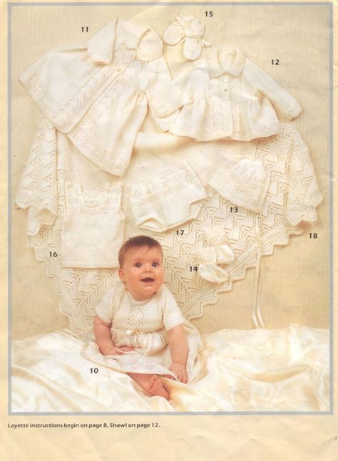 Patons 700 Layettes You ll Love : Free Download, Borrow, and Streaming : Internet Archive Layette Pattern, Baby Cardigan Knitting Pattern Free, Baby Layette, Baby Cardigan Knitting Pattern, Baby Knits, Baby Knitting Patterns Free, Knitted Baby Clothes, Knitting Patterns Free Cardigans