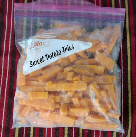 Sweet Potato Frozen, Freeze Sweet Potato Fries, Freezer Friendly Sweet Potato Recipes, Freezing Sweet Potatoes How To, Sweet Potato Storage, Freezing Sweet Potatoes Raw, Sweet Potato Freezer Recipes, Sweet Potato Freezer Meal, Preserving Sweet Potatoes