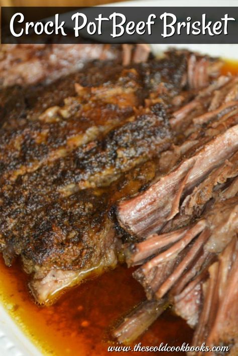 Beef Brisket In Crockpot, Cooking Brisket In Crock Pot, How To Cook Brisket In Crock Pot, Crock Pot Christmas Dinner, Slow Cooker Beef Brisket Recipes, How To Cook Beef Brisket, Crockpot Brisket Recipes, Brisket In Crock Pot, Beef Brisket Recipes Crockpot