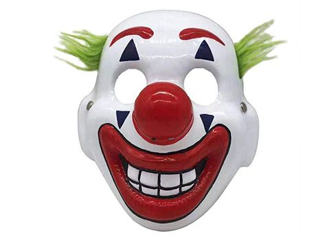 Joker (2019 Movie) Halloween Clown Mask for $12 Expires October 08 2120 06:59 PST Buy now and get 35% off KEY FEATURES Halloween is here and so are the spooky costumes and faces. This clown mask will be perfect for you. Inspired by the 2019 Joker film starring Joaquin Phoenix this mask will literally make you put on a happy face. It's easy to wear and take off. This mask is half face and there are two eye holes to see outside. Wear this mask and be Batman's foe this Halloween. Inspired from the Joker Arthur Fleck, Scary Masks, Clown Costumes, Joker Mask, Clown Halloween Costumes, Joker Clown, Joker Halloween, Masquerade Halloween, Latex Cosplay