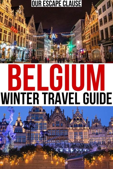 Planning a winter trip to Belgium? Here's what to know before you go! winter in belgium | best things to do in belgium in winter | christmas markets in belgium | belgium christmas markets | belgium at christmas | beligum in november | belgium in december | belgium in january | belgium in february | winter in bruges belgium | winter in brussels belgium | brussels winter | belgium travel guide Brussels Belgium Christmas Market, Amsterdam Travel In December, Brussels Belgium In January, Bruges Belgium Winter, Belgium At Christmas, Christmas In Brussels, Belgium In December, Brussels In Winter, Brussels In December