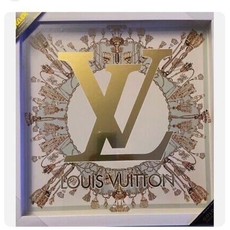 Oliver Gal Louis Vuitton Lv Monogram Canvas Fashion Wall Art 16”X16” Rare Print. Brand New Still Packaged Up With Golf Foil Embellishment Letter Of Lv. Louis Vuitton Art, Oliver Gal Art, Picture Wall Decor, Tiger Wall Art, Neon Wall Art, Glitter Canvas, Wall Decor Pictures, 3 Piece Wall Art, Fashion Wall Art