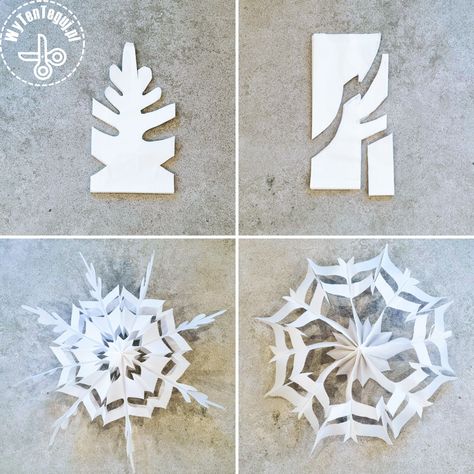 How to make paper bag snowflakes Paper Bag Snowflakes Pattern, Paper Bag Snowflakes Diy, Paper Bag Snowflakes, Make Paper Bag, Bag Snowflakes, Paper Snowflake Designs, Paper Snowflakes Diy, How To Make Snowflakes, Paper Bag Crafts