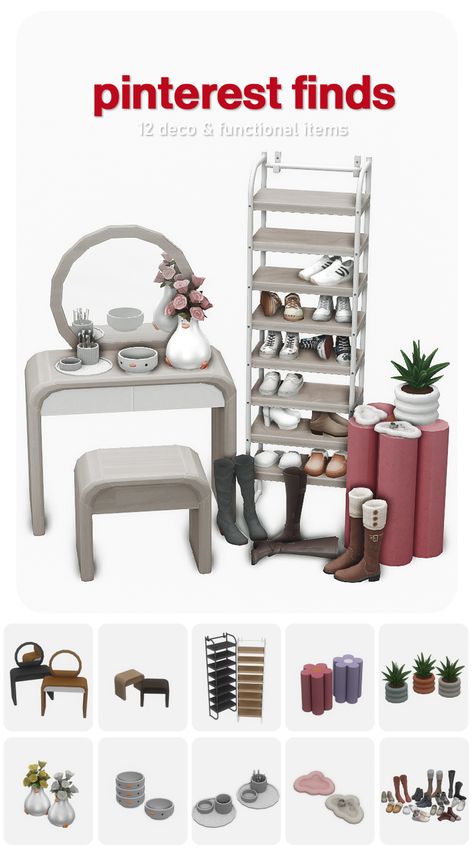 Sims 4 Mods Home Decor, Sims 4 Cc Store Items, Sims 4 Cc Functional Skincare, Sims Office Cc, Sims 4 Cc Wardrobe Clutter, Ts4 Cc Clutter, Simcredible Sims 4, The Sims 4 Cc Home, Sims 4 Cc Furniture Living Rooms