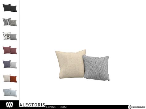 The Sims Resource - Alectoris Cushions I Sims 4 Cc Cushions, Wondymoon Sims 4 Cc, Poolside Lounge, Living Room Cushions, Silver Rug, Sims 4 Cc, The Sims Resource, Sims Resource, Couch Pillows