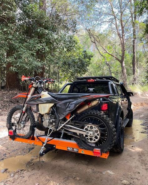 Rack N Roll on Instagram: "Built by riders, for riders - treat yourself and get yours today 🏍❤️Link in bio. #dirtbike #travel #adventure #motorcycle" Truck Bike Rack, Overland Truck, Adventure Motorcycle, Goal Board, Car Racks, Adventure Bike, Bike Rack, Travel Adventure, Roll On