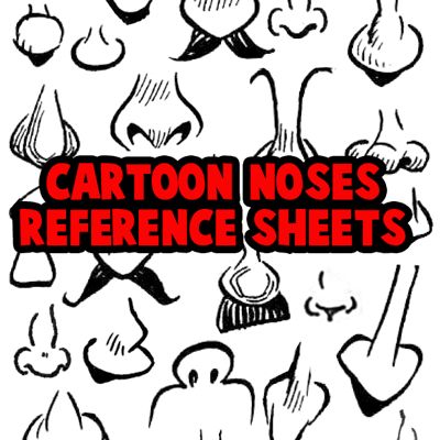 Step 400x400 cartoon noses reference sheets Cartoon Noses Reference Sheets and Examples for Drawing Practice Cartoon Noses Drawing, Noses Reference, Cartoon Nose, Draw Noses, Cartoon Noses, Comic Faces, Draw Cartoons, Painting Faces, Drawing Patterns