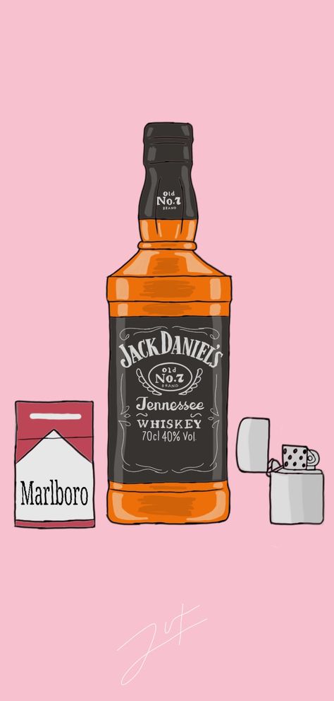 Jack Daniels Wallpaper Art, Jack Daniels Painting, Jack Daniels Bottle Drawing, Jack Daniels Wallpaper Iphone, Alcohol Posters Aesthetic, Jack Daniels Drawing, Whisky Drawing, Jack Daniels Aesthetic, Whisky Wallpaper