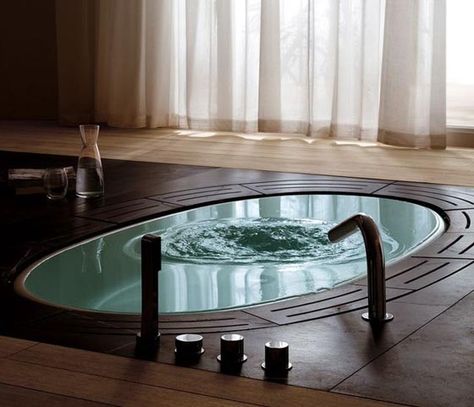 15 Cool and Fancy Bathtubs Sunken Bathtub, Beautiful Bathtubs, Bathtub Design, Dream Bathrooms, Dream Bathroom, Bathtubs, Beautiful Bathrooms, Bathroom Interior Design, Bathroom Interior