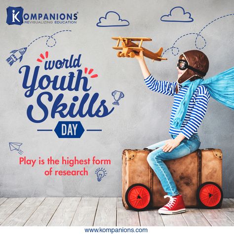 World Youth Skills Day, Youth Skills Day, Poster Design Kids, School Advertising, Kids Talent, Digital Advertising Design, Education Poster Design, Ar Vr, Graphic Design Ads