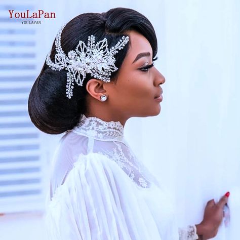 Youlapan Hp254 Wedding Hair Accessories Bridal Delicate Wire Headband Women Headpiece Bridal Handmade Crystal Hair Accessories - Bridal Headwear - AliExpress Headpiece Ideas, Bride Hair Jewelry, Brides Hair, Wedding Headwear, Hair Accessories Bridal, Pearls Wedding, Bridal Headwear, Bridal Headdress, Bridal Wedding Hair