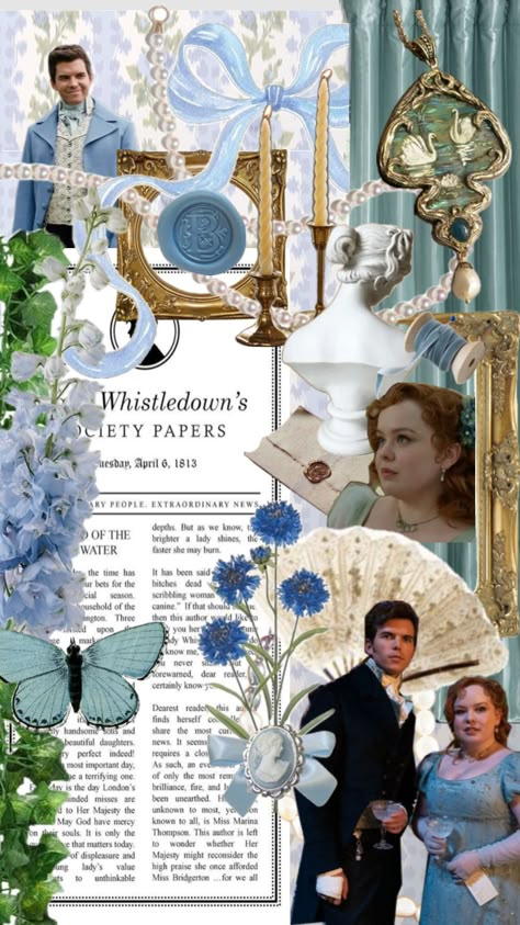 bridgerton bridgerton aesthetic blue blue aesthetic colin bridgerton colin and penelope penelope featherington colin penelope aesthetic bridgerton season 3 polin romance ship collage Penelope Aesthetic, Bridgerton Colin And Penelope, Colin Penelope, Bridgerton Colin, Colin And Penelope, Regency Aesthetic, Bridgerton Aesthetic, Bridgerton Season 3, Penelope Featherington