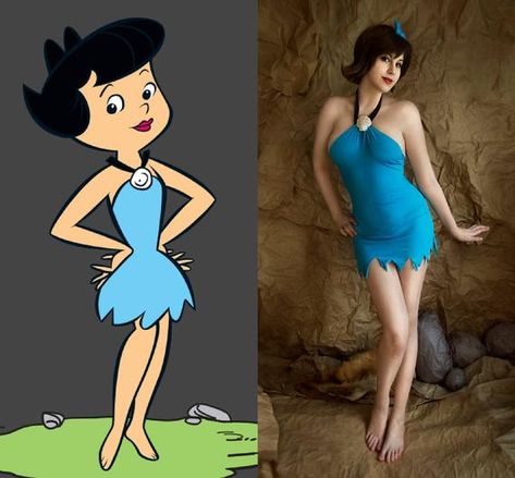 Betty Rubble, Dark Costumes, Cartoon Cosplay, Cartoon Costumes, The Flintstones, Comics Girls, Cosplay Characters, Amazing Cosplay, Cute Cosplay