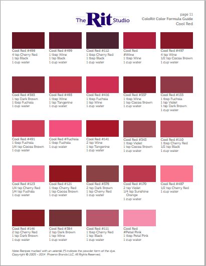 Rit Dye Colors Chart, Dye Projects, Diy Dye, Dyeing Fabric, Color Mixing Chart, Terracotta Color, Rit Dye, Fabric Dyeing, Dye Fabric