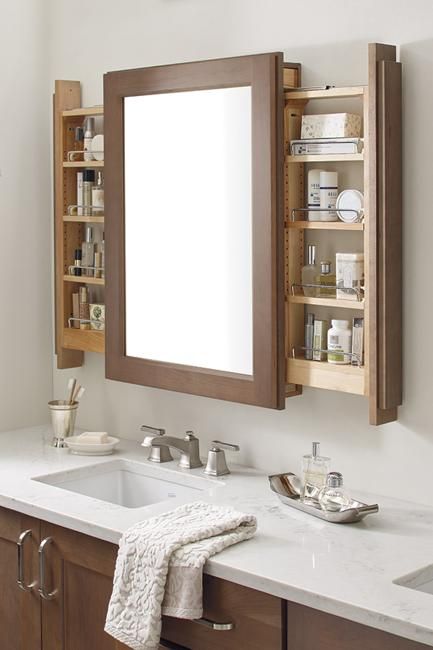 Bathroom Storage Ideas, Modern Cabinets with Sliding Shelves and Drawers Design Interior Baie, Sliding Shelves, Bathroom Mirror Cabinet, Room Curtains, Small Bathroom Storage, Partition Design, Room Partition, Trendy Bathroom, Modern Cabinets