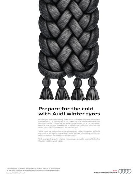 Audi Advertising Campaign Design, Christmas Advertising, Tires For Sale, 광고 디자인, Winter Tyres, Creative Advertising Campaign, Publicidad Creativa, Ads Of The World, Key Visual