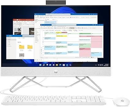 HP 24" All-in-One Desktop PC | Intel Core i3-1215U | 8 GB RAM | 256GB SSD | Intel UHD Graphics | FHD Display | Win 11 | Starry White | 24-cb1039na : Amazon.co.uk: Computers & Accessories Desktop Pc, Intel Core, Computer Accessories, All In One, Ram, White