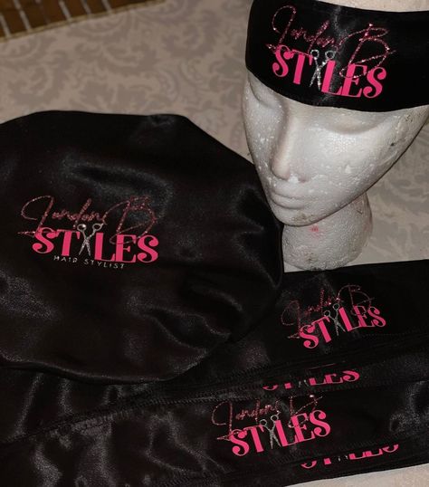 Bonnet Business Ideas, Bonnet Business, Custom Bonnets, Hair Room, Cute Business Cards, Hair Business, Satin Bonnet, Hair Bonnet, Beauty Mark