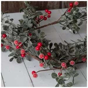 Christmas Floral, Wreaths & Garlands - Christmas Decorations | Hobby Lobby Winter Wonderland Theme, Berry Garland, Christmas Floral Arrangements, Twig Wreath, Floral Wreaths, Wreaths & Garlands, Christmas Flowers, Xmas Decor, Christmas Floral