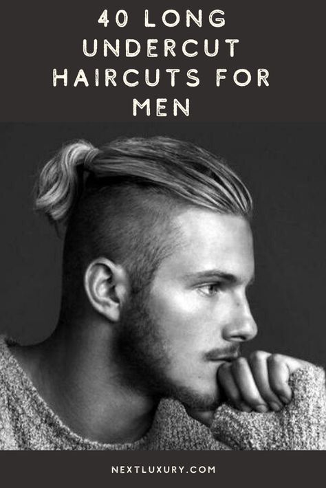 Mens Haircut Long On Top Short On Sides Undercut, Mens Undercut Hairstyle Long Thick Hair, Mens Haircut Undercut Longer Hair, Men's Undercut Hairstyle, Male Undercut Hairstyles Long, Viking Undercut Hair Men, Men Viking Hairstyles, Male Undercut Long Hair, Boys Viking Haircut