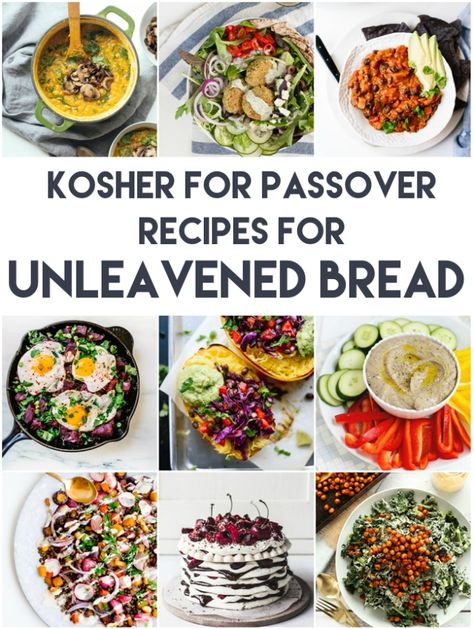 Kosher for Passover Recipes for the Week of Unleavened Bread | Land of Honey Seder Meal Recipes, Passover Meal Ideas, Biblical Meals, Unleavened Recipes, Matzah Recipes, Kosher For Passover Recipes, Charoset Recipe, Passover Recipes Dinner, Egg And Potato