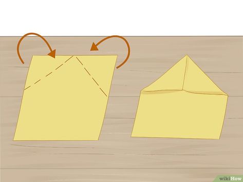 How to Make a Sticky Note Shuriken: 9 Steps (with Pictures) Postit Note Origami, Post It Note Origami Step By Step, Sticky Note Origami Step By Step, Post It Note Origami, Note Origami, Sticky Note Origami, Origami Step By Step, Rhombus Shape, Origami Stars