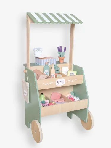 Imaginative Play | JoJo Maman Bebe Toys Market, Play Market, Market Stands, Pretend Play Food, Kids Bedroom Inspiration, Stall Designs, Market Stall, Play Shop, Pretend Play Toys