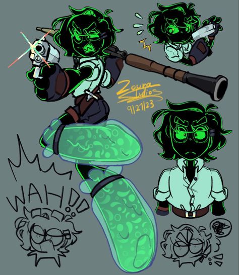 Lab Oc Art, Toxic Character Design, Toy Oc Art, Sprunki Oc Template, Slime Oc Male, Cool Character Design Ideas, Evil Poses Drawing Reference, Glitch Oc, Alien Oc Design