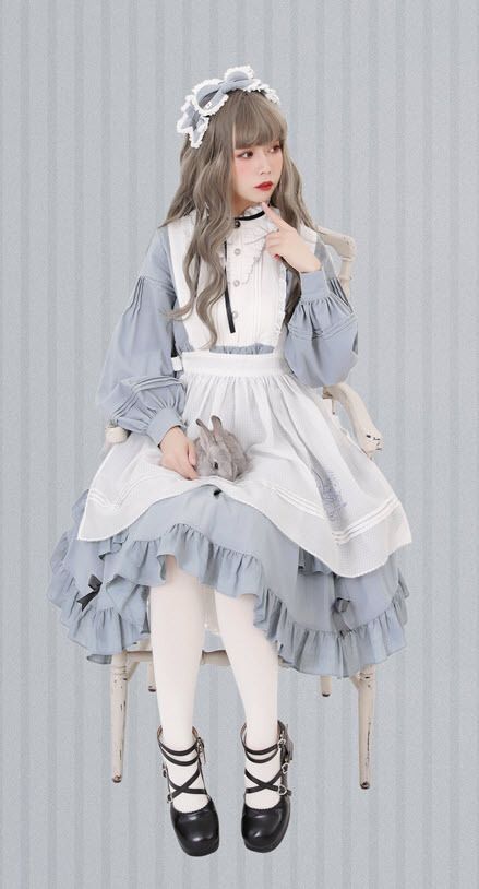 Lolita Outfits, Old Fashion Dresses, Kawaii Fashion Outfits, Kawaii Dress, Kawaii Clothes, Back In Stock, Harajuku Fashion, Lolita Dress, Mode Vintage