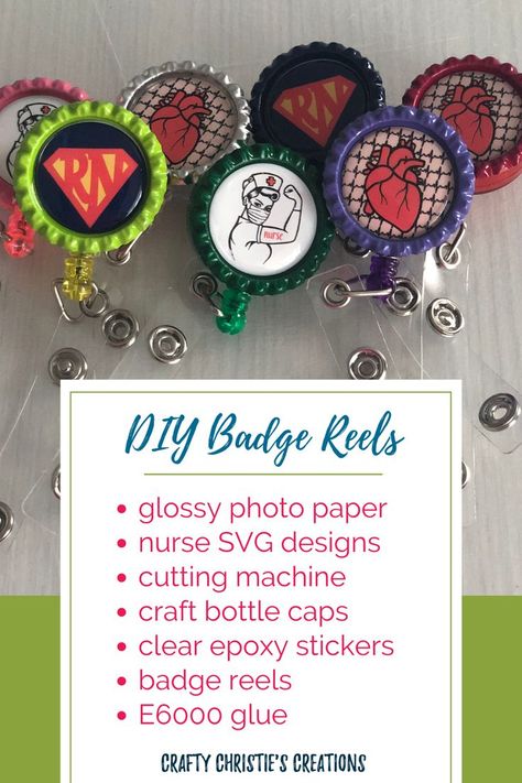 Vinyl Badge Reel Diy, Badge Reel Svg Free, Badge Reel Toppers Diy, Badge Reel Design Ideas, Custom Badge Reel Diy, Badge Buddies Diy, How To Make Acrylic Badge Reels, Diy Beaded Badge Reel, Acrylic Badge Reels Diy