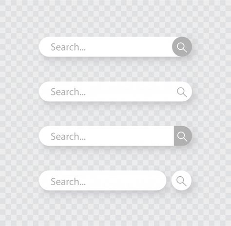 Search bar, set of search boxes with sha... | Premium Vector #Freepik #vector #button Search Bar Design, Buttons For Website, Search Png, Web And App Design, Iphone Png, Internet Icon, Editing Inspiration, Aesthetic Template, Search Bar