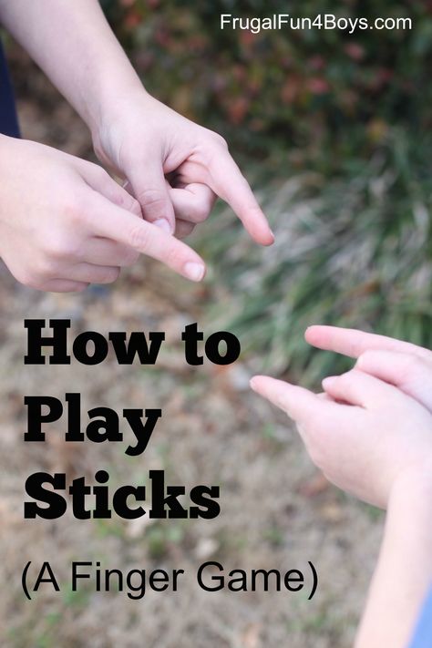 How to Play Sticks - This game requires nothing more than fingers! Games To Play By Yourself, Finger Counting, Clapping Games, Finger Games, Hand Games, Counting Games, Family Fun Games, Classroom Games, School Games