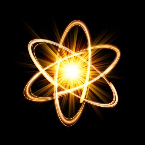 Dynamic Atom Light Explosion, isolated and easy to edit. Vector Illustration Atom Drawing Art, Atoms Aesthetic, Atom Wallpaper, Atom Illustration, Atom Art, Atom Drawing, Atom Diagram, Atom Design, Atom Symbol