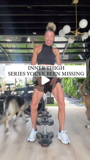 At Home Strength Training, Erin Oprea, Lean Leg Workout, Home Strength Training, Strength Training Program, Fit Over 40, Rest Day, Lifting Weights, Inner Thigh