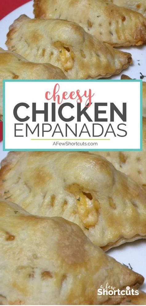 Chicken Empanadas Recipe, Chicken Empanadas, Pesto Pizza, Bbq Chicken Pizza, Meat Pies, Empanadas Recipe, Rotisserie Chicken Recipes, Dinner Chicken, Recipe Dinner