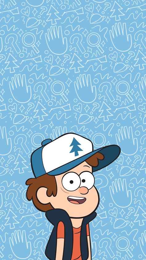 Dipper Pines Wallpaper, Gravity Falls Dipper And Mabel, Gravity Falls Wallpaper, Gravity Falls Poster, Disney Lockscreen, Dipper Y Mabel, World Map Painting, Gravity Falls Dipper, Gravity Falls Fan Art