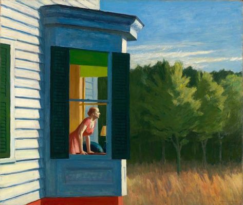 Edward Hopper Paintings, Hopper Art, American Realism, Anselm Kiefer, Decorative Canvas, Arte Peculiar, Alberto Giacometti, Garden Wall Art, Edward Hopper