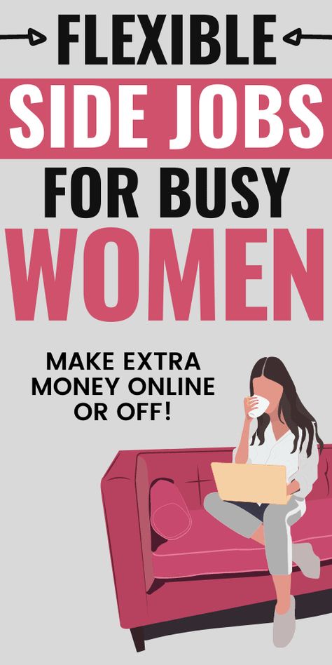 Side hustle ideas for busy women to make extra money! Are you a working woman, busy stay at home mom or college student looking for some flexible ways to make money? Check out this list of high paying side jobs for women that earn the most money! Hustles For Women, Side Hustles For Women, Best Side Hustles, Jobs For Women, Mom Jobs, Money Making Jobs, High Paying Jobs, Extra Money Online, Make Extra Money