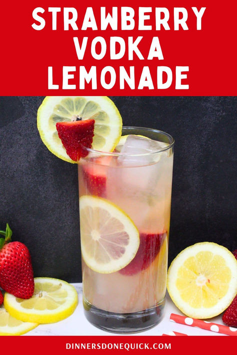 Taste the ultimate summer refreshment with my Strawberry Vodka Lemonade cocktail recipe. Made with Smirnoff Strawberry Vodka, fresh strawberries, and zesty lemon slices, this cocktail is perfect for poolside parties, backyard BBQs, or a cozy evening at home. Learn how to mix this delicious drink in a few easy steps and impress your guests with a stunning, flavorful beverage. Click through for the full recipe, best ingredient tips, and serving suggestions. Cheers to a refreshing summer cocktail! Strawberry Smirnoff Drinks, Best Vodka Mixed Drinks, Cocktail Recipes Strawberry, Flavored Vodka Recipes, Strawberry Vodka Drinks, Strawberry Vodka Lemonade, Summer Vodka Drinks, Smirnoff Flavors, Smirnoff Drinks