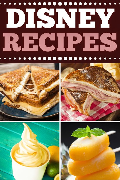 These copycat Disney recipes are the next best thing to hitting the parks! From the famous Dole whip to churro bites to BLT waffle fries, get the theme park experience right at home. Essen, Disney Churro Waffles, Disney Foods Recipe, Disney Park Food Recipes, Disney Copycat Recipes Desserts, Disneyland Recipes Copycat, Disney Park Recipes, Disney Recipes Copycat, Food From Movies Recipes