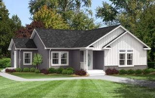 Modulars For Sale - Down East Homes of Beulaville, NC Ranch House Curb Appeal, Cottage House Designs, Modular Home Builders, Custom Modular Homes, Modular Home Floor Plans, Modular Home, House Siding, Ranch Style Homes, Ranch Style Home