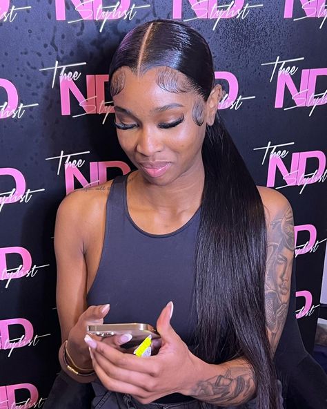 All Posts • Instagram Ponytail Frontal, Frontal Ponytail, Long Weave Hairstyles, Blonde Natural Hair, Cornrows Braids For Black Women, Brazilian Hair Wigs, Sleek Ponytail Hairstyles, Frontal Wig Hairstyles, Ponytail Wig