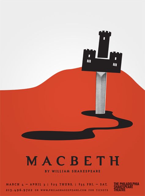 Shakespeare Posters by Shani Tucker, via Behance Lady Macbeth Poster, Shakespeare Graphic Design, Macbeth Poster Art, Theatre Posters Design, Opera Poster Design, Theatre Poster Design, Shakespeare Posters, Macbeth Poster, Macbeth Shakespeare