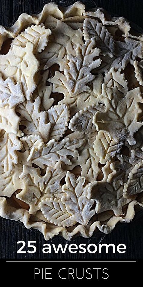 25 Awesome Pie Crusts to inspire you through baking season and beyond! ~ theviewfromgreatisland.com Christmas Pie Crust Designs, Pie Inspiration, Amazing Pies, Fancy Pie Crust, Pie Crust Art, Beautiful Pie Crusts, Decorative Pie Crust, Pie Art, Pie Crust Designs