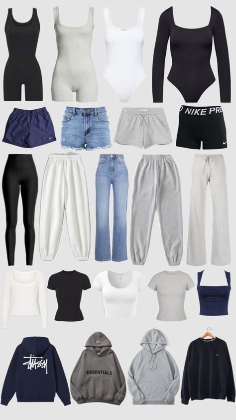 staples that everyone should have in their wardrobe 💕 #staples #wardrobe #wardrobessentials #clothes #clothesinspo #girlhood #essentials #love #aesthetic #aestheticgirl #fyp Outfit Inspo Casual, Love Aesthetic, Casual Preppy Outfits, Cute Lazy Day Outfits, Simple Trendy Outfits, Clothing Essentials, Cute Everyday Outfits, Mode Inspo, Cute Simple Outfits