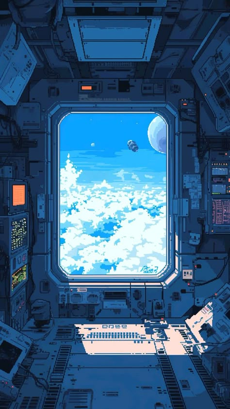 do you like this post Day And Night Wallpaper Aesthetic, Blue Wallpaper Pixel, 8 Bit Pixel Art Wallpaper Iphone, Pixel Art Wallpaper Iphone Hd, Sci Fi Phone Wallpaper, Cozy Pixel Art Wallpaper, Cool Pixel Art Wallpaper, Pixel Space Wallpaper, Pixel Art Background Iphone