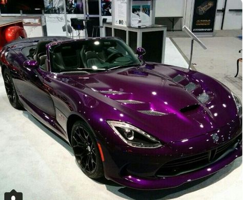 Dark Purple Viper. fckin love this color Viper Car, Purple Car, Dodge Viper, Sweet Cars, Mustang Cars, Fancy Cars, Pretty Cars, Us Cars, Car Colors